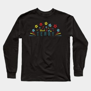 back it up terry Long Sleeve T-Shirt